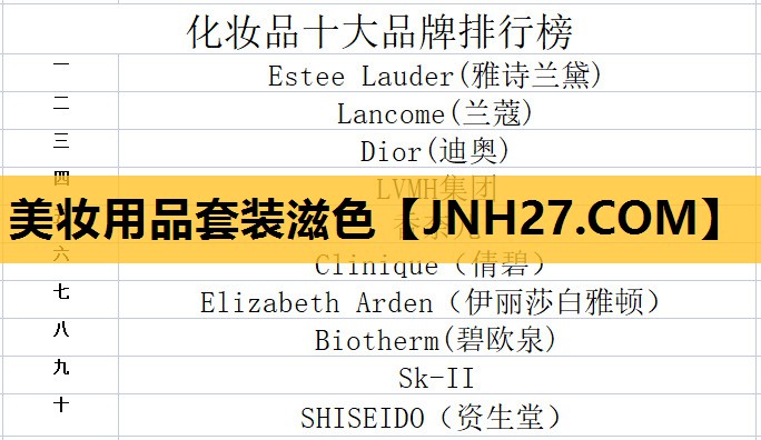 美妆用品套装滋色